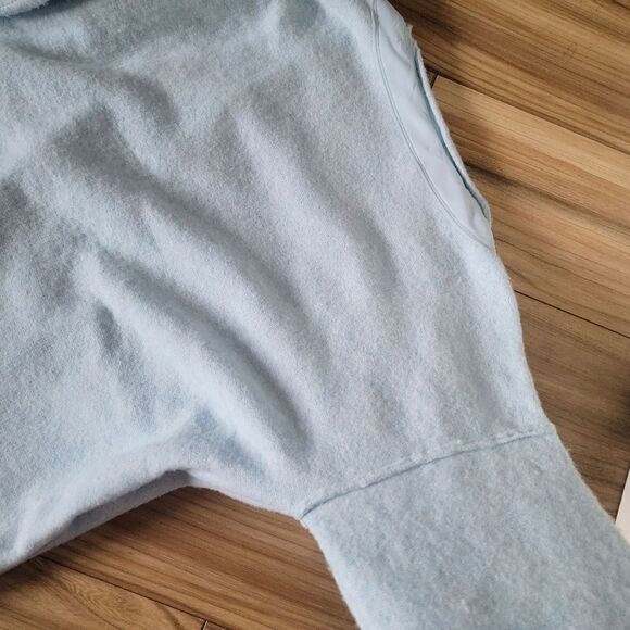 🆕 Free People Intimately Living In This Pullover Soft Cozy Sweater Light Blue - Picture 10 of 14